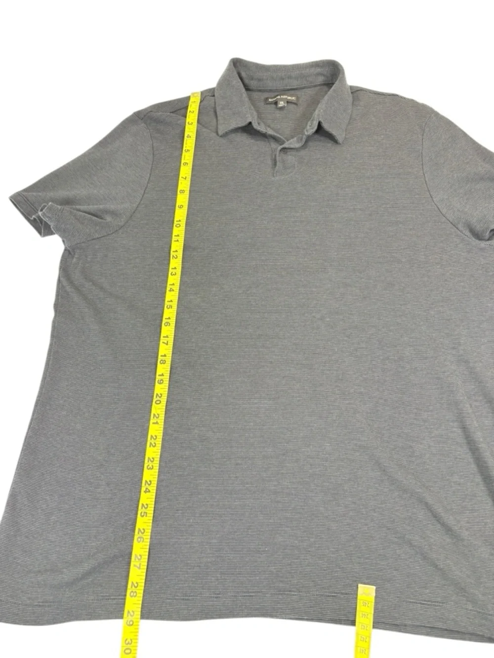 Banana Republic Polo Shirts XXL Lot 2 Green Grey Cotton Short Sleeve Casual